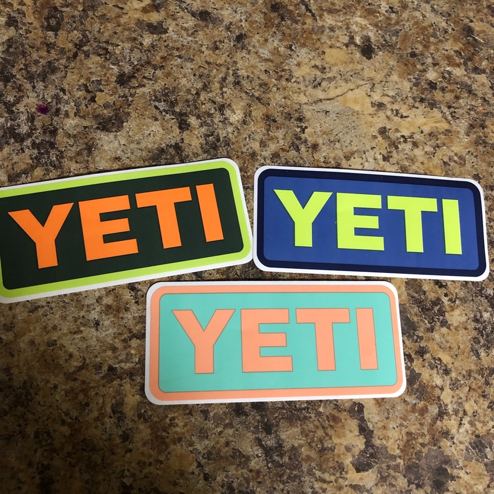 YETI Sticker Bundle of 3
